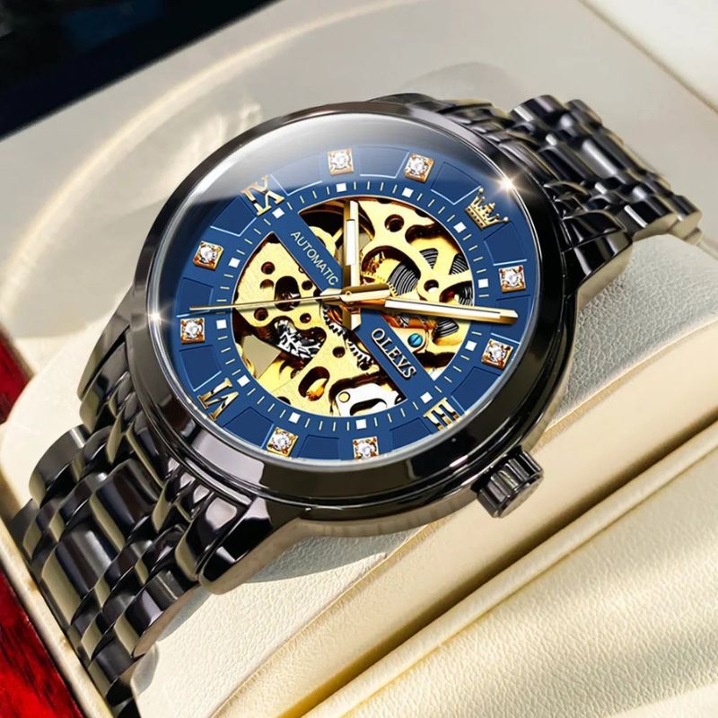 OLEVS - Exquisite Skeleton Design Uhr