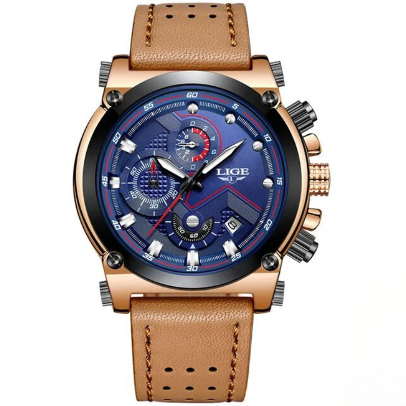 LIGE - Elegante goldene Uhr