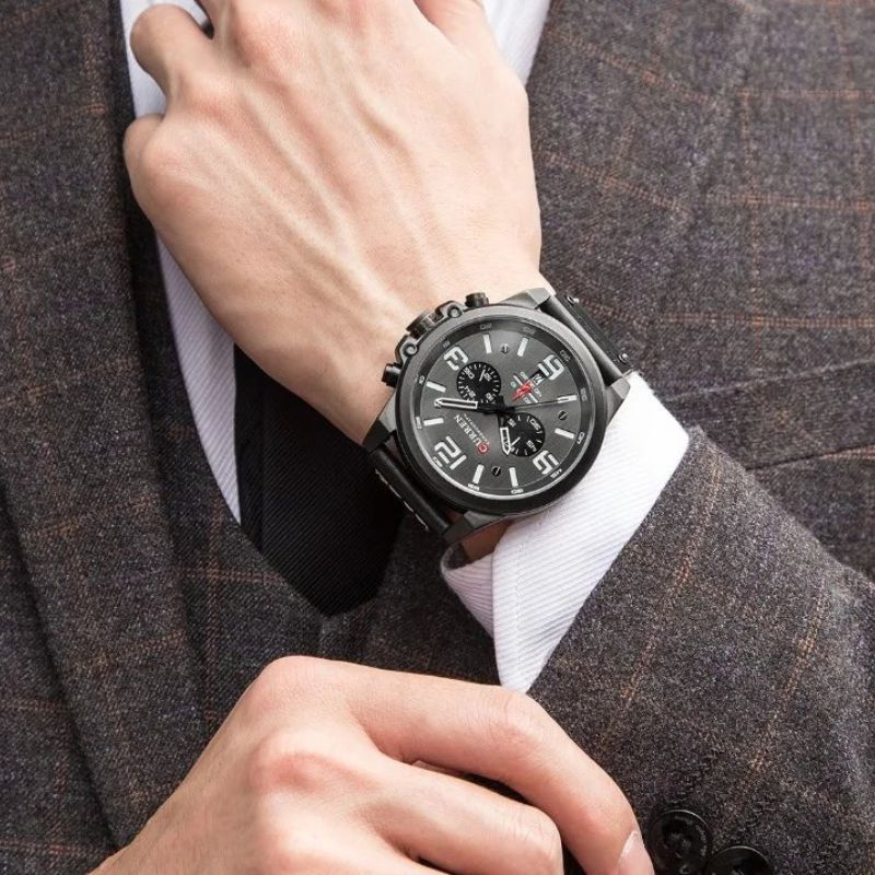 Modische elegante Quarzuhr