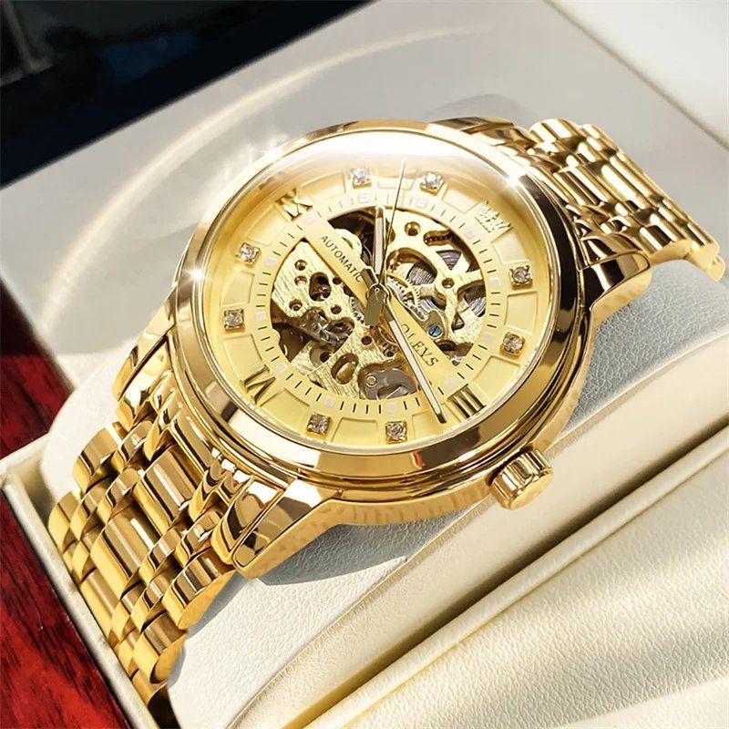 OLEVS - Exquisite Skeleton Design Uhr