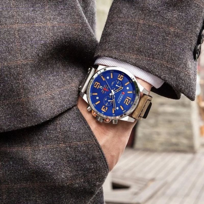 Modische elegante Quarzuhr