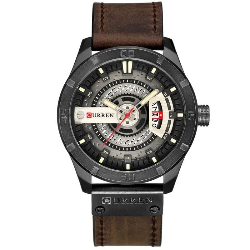 Sportliches Militär Herrenarmbanduhr mit Quarz