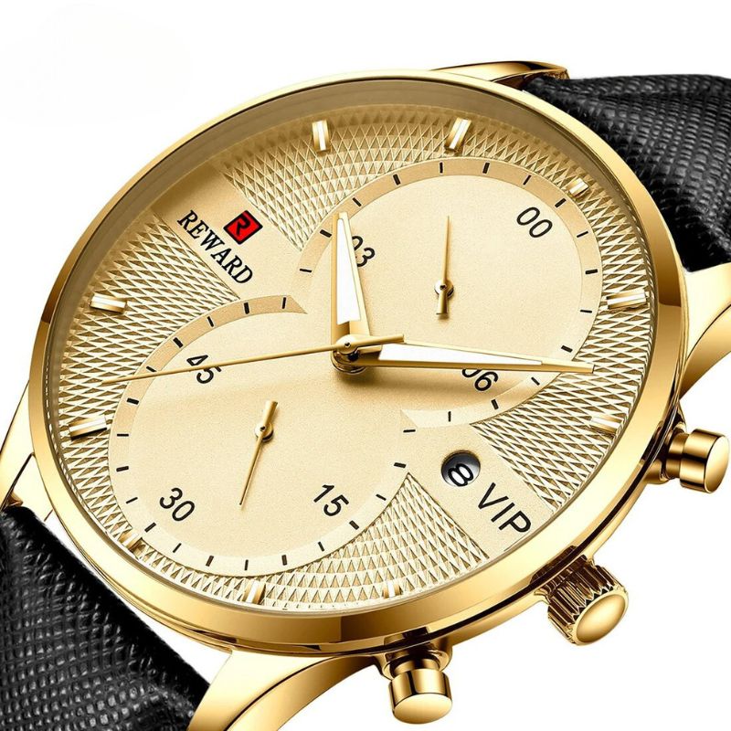 Luxus Chronograph Robuste Quarz Uhr