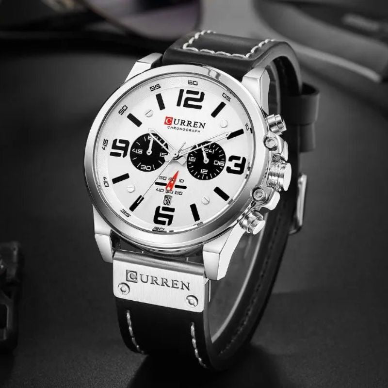 Modische elegante Quarzuhr