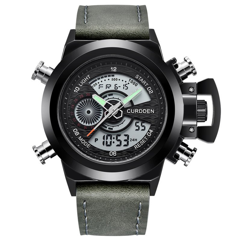 Duale Zeitmode Chronograph Uhr