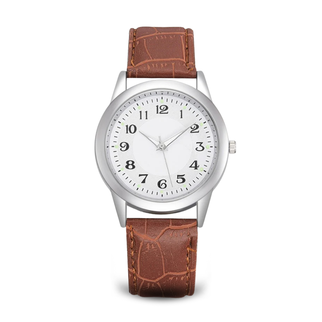 Elegante Minimalistische Uhr aus Edelstahl