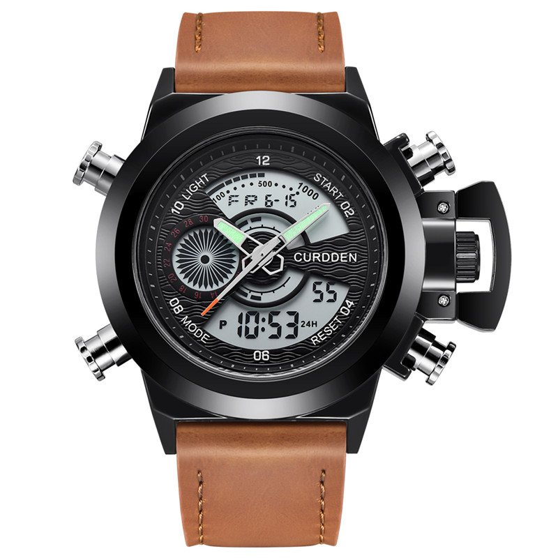 Duale Zeitmode Chronograph Uhr