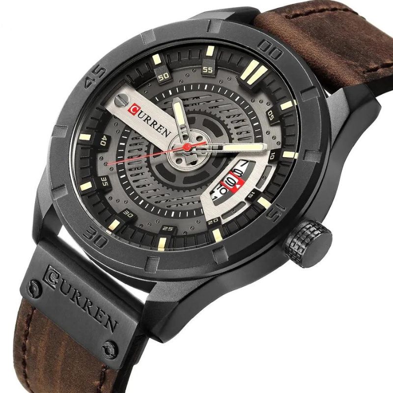 Sportliches Militär Herrenarmbanduhr mit Quarz