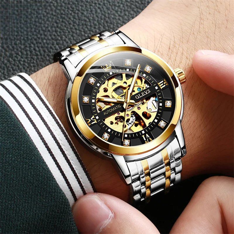 OLEVS - Exquisite Skeleton Design Uhr