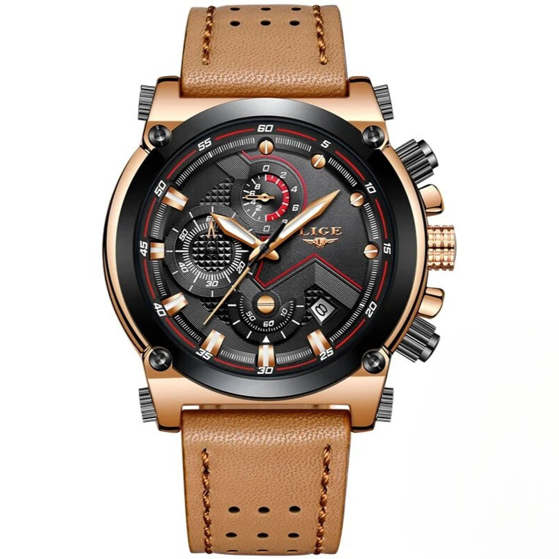 LIGE - Elegante goldene Uhr