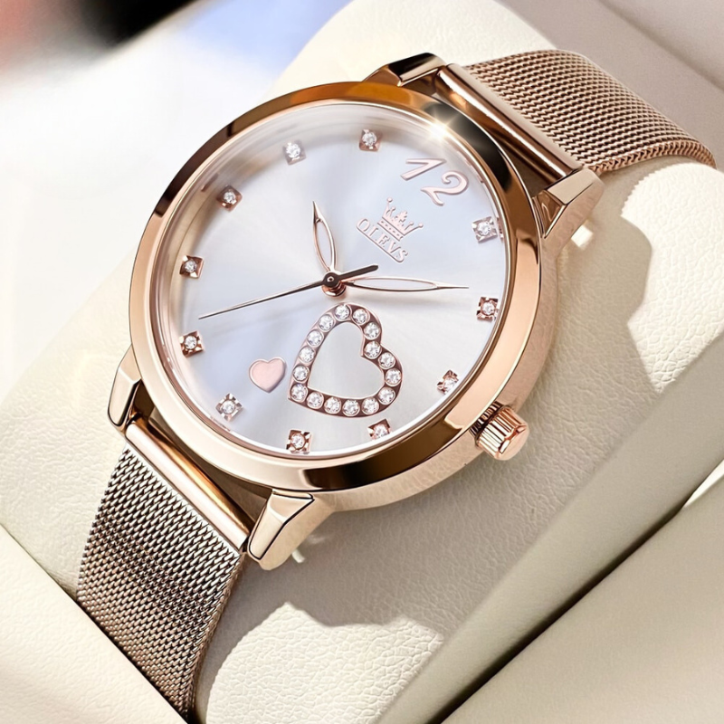 OLEVS - Elegante Rosa Kollektion