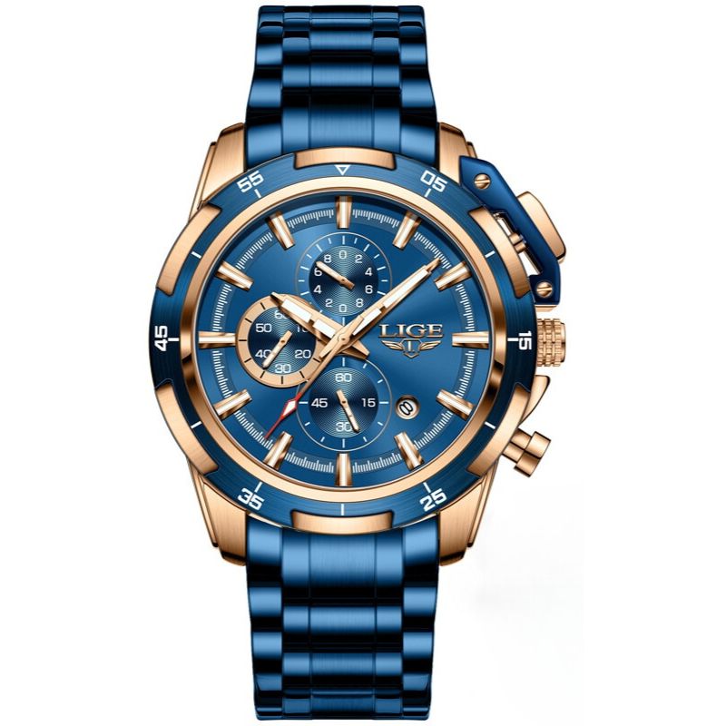 LIGE - Elegante Uhr aus Stahl Piguet