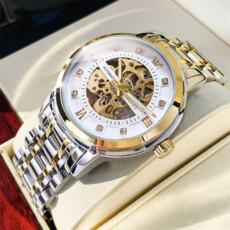 OLEVS - Exquisite Skeleton Design Uhr