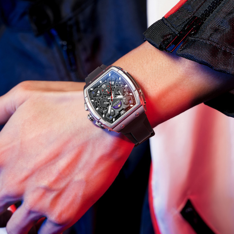 OLEVS - Dynamische Vortex-Uhr