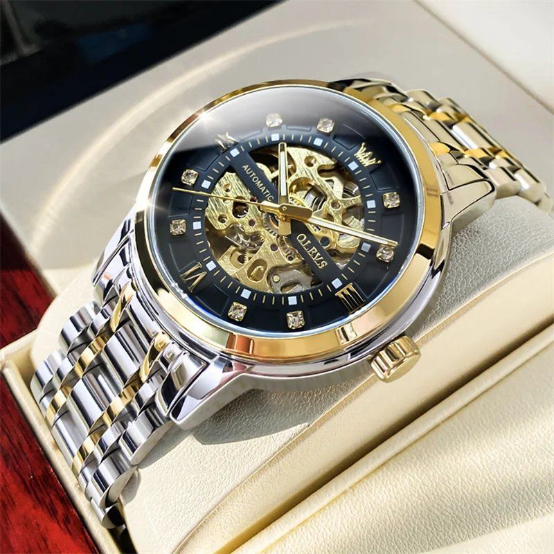 OLEVS - Exquisite Skeleton Design Uhr