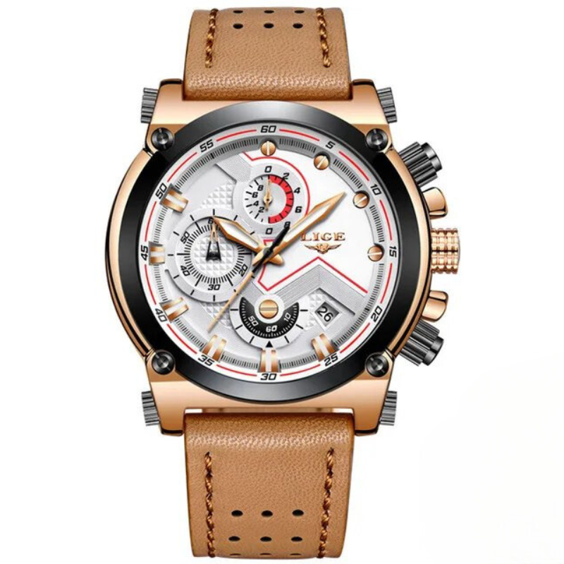 LIGE - Elegante goldene Uhr