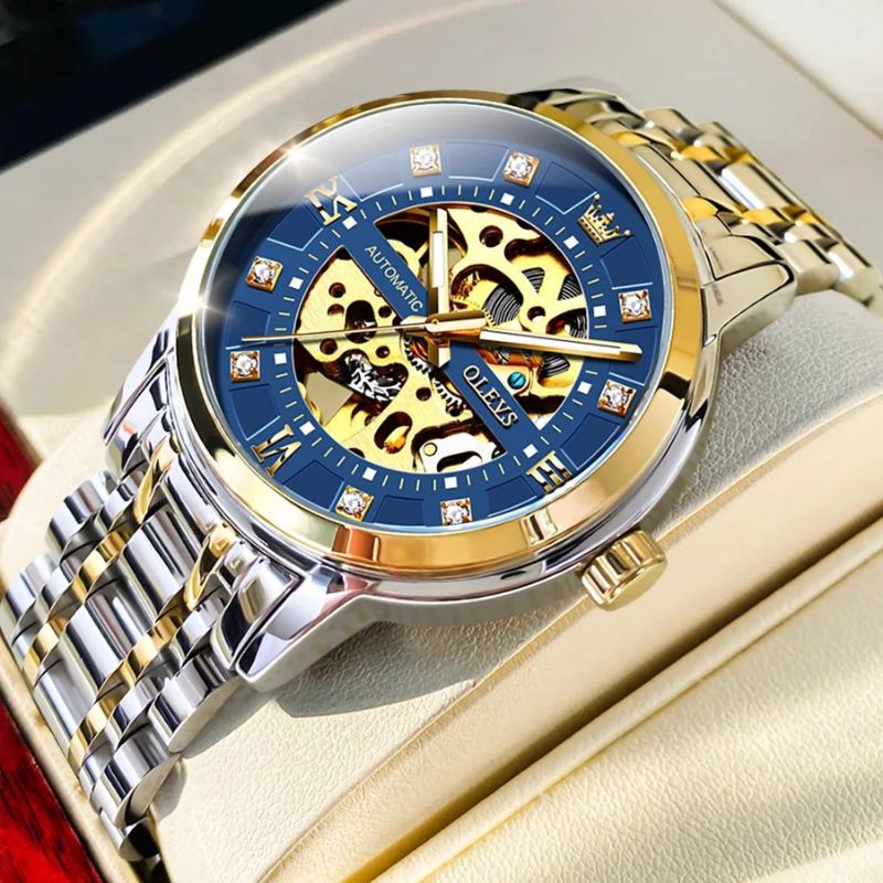 OLEVS - Exquisite Skeleton Design Uhr