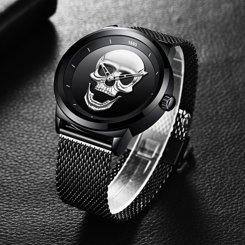 LIGE - Kantiges Totenkopfdesign