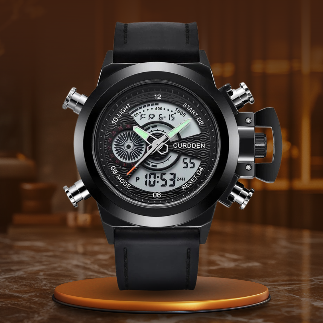 Duale Zeitmode Chronograph Uhr