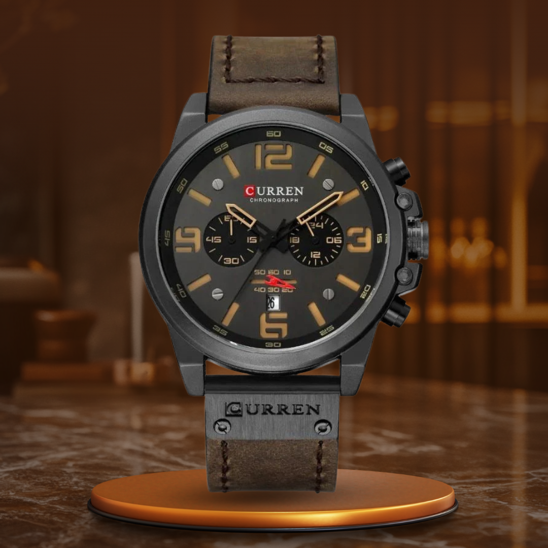 Modische elegante Quarzuhr