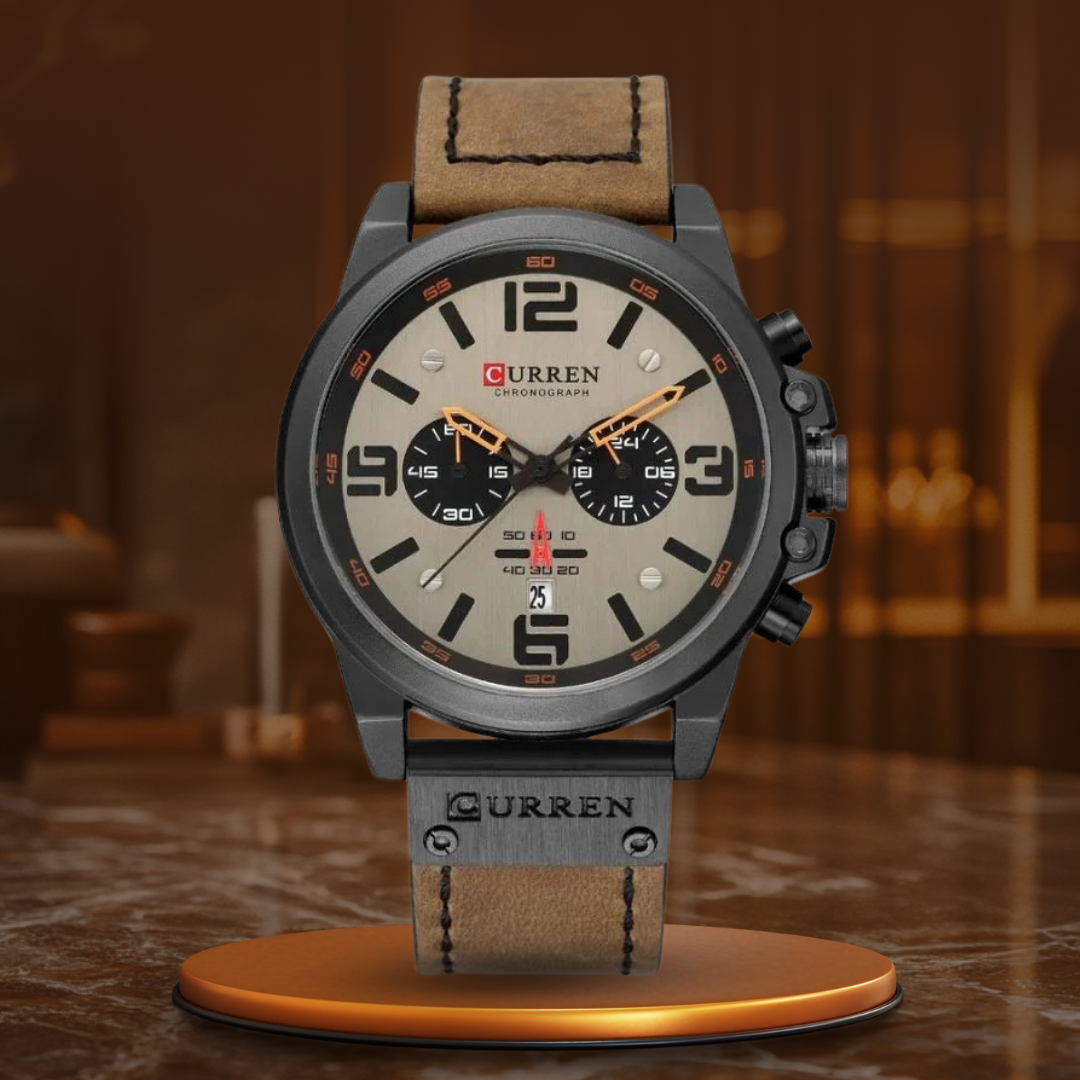 Modische elegante Quarzuhr
