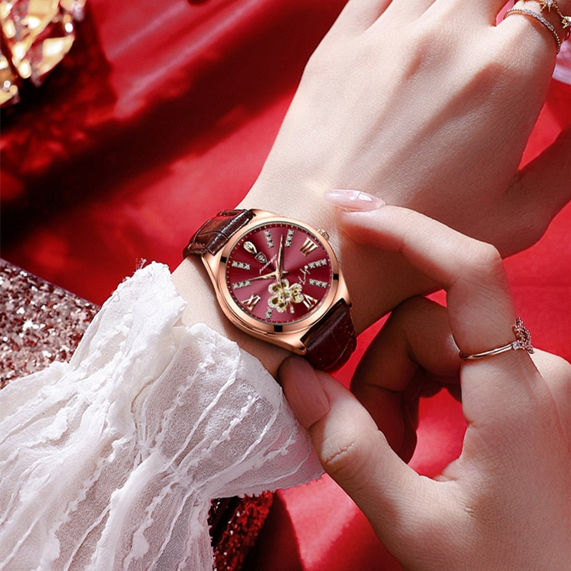 Mondphasen-Uhr mit Armband