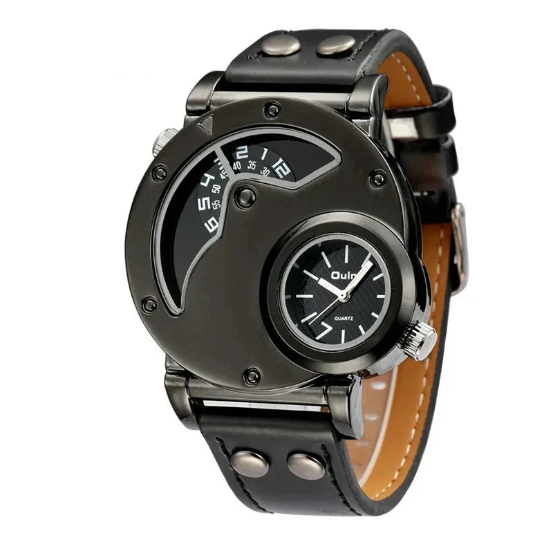 Luxuriöse Dual-Time Quarzuhr