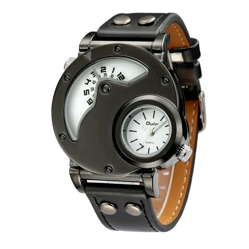 Luxuriöse Dual-Time Quarzuhr