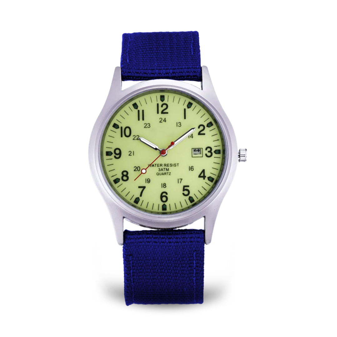 Militärisch inspiriertes lässiges Armbanduhr