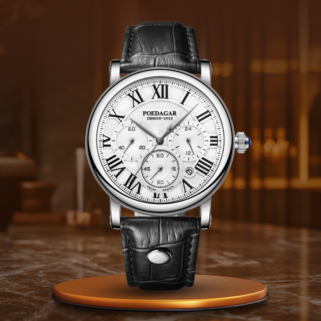 Luxus Freizeitmoderne Chronographenarmbanduhr