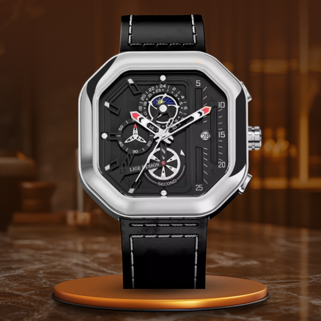 Luxus Quarz Chronograph Uhr