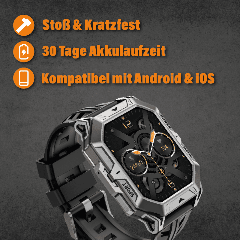 Thor 2.0 Stahlgear - Die stabilste Smartwatch