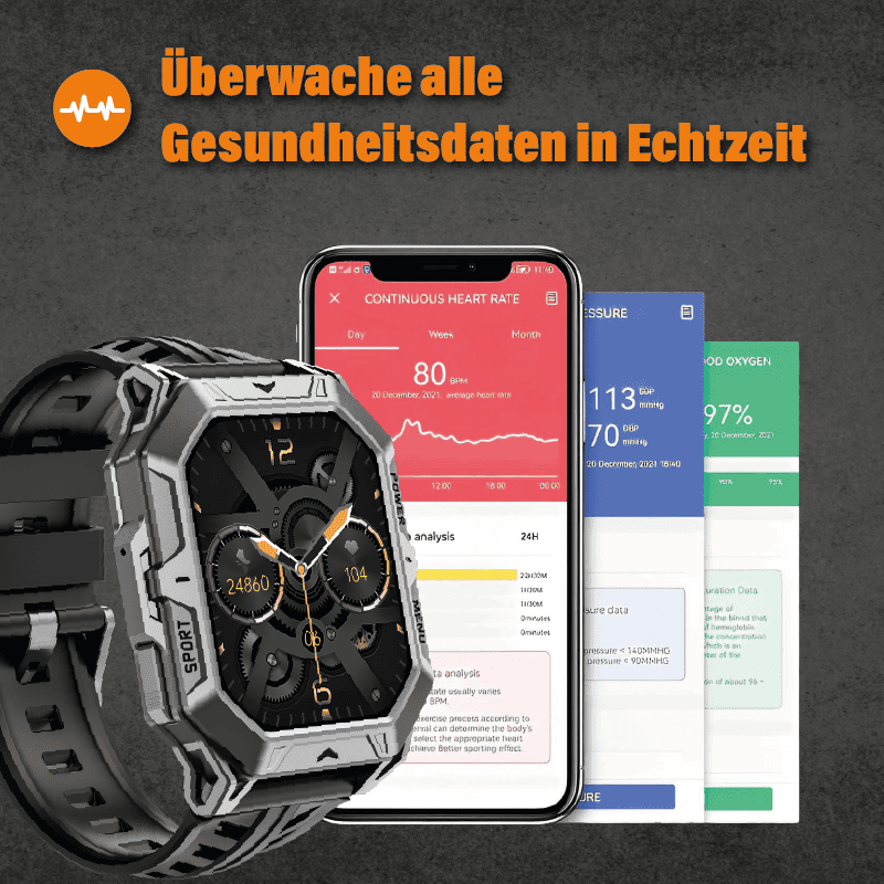 Thor 2.0 Stahlgear - Die stabilste Smartwatch