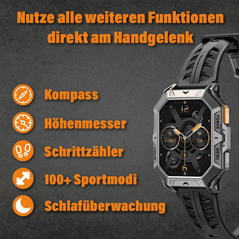 Thor 2.0 Stahlgear - Die stabilste Smartwatch