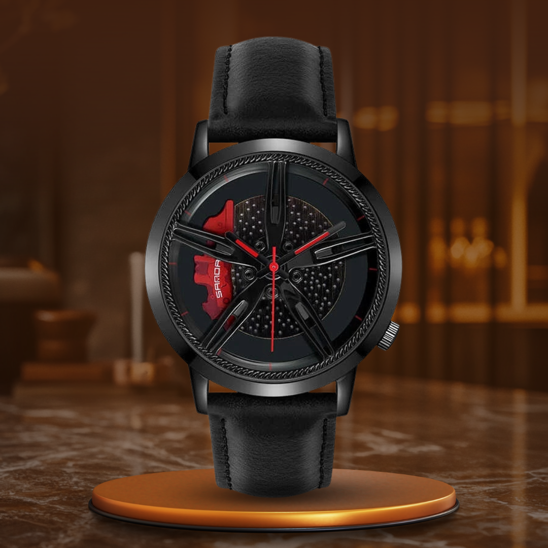Drehender Hub-Zifferblatt Quarz-Uhr