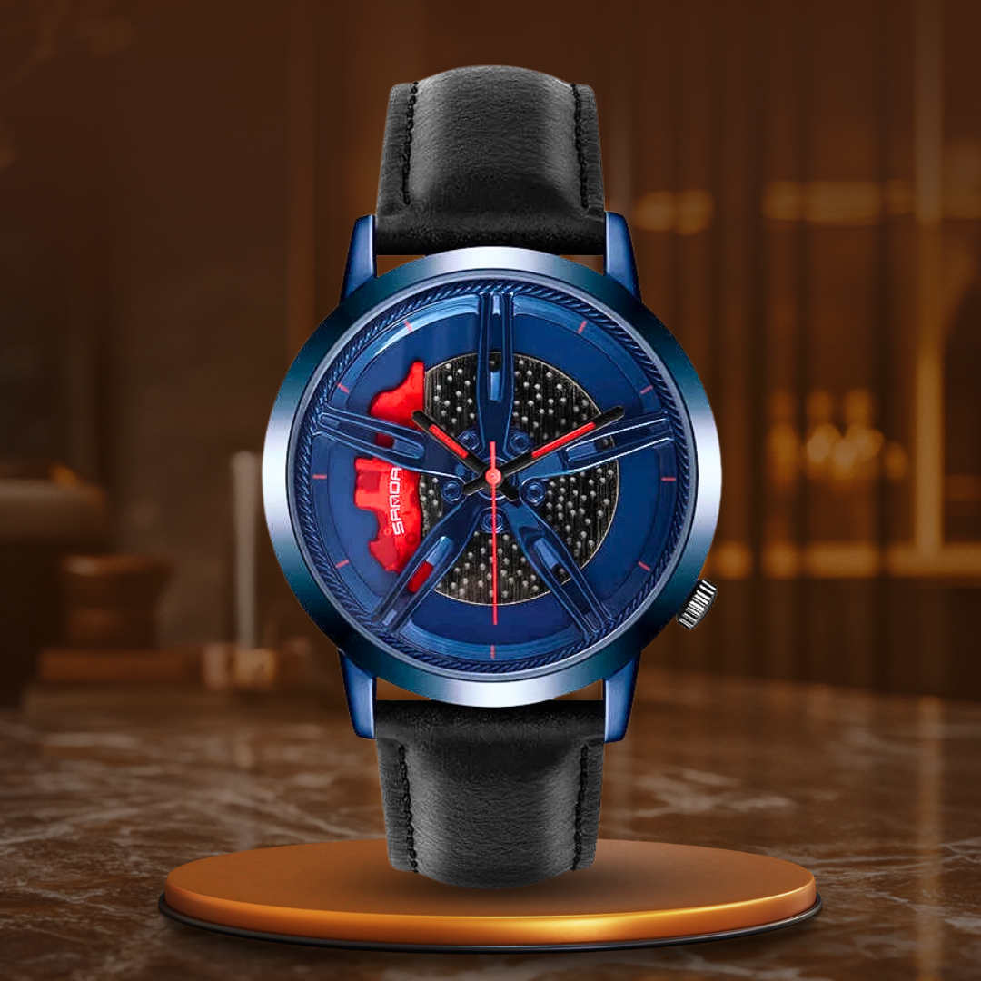 Drehender Hub-Zifferblatt Quarz-Uhr