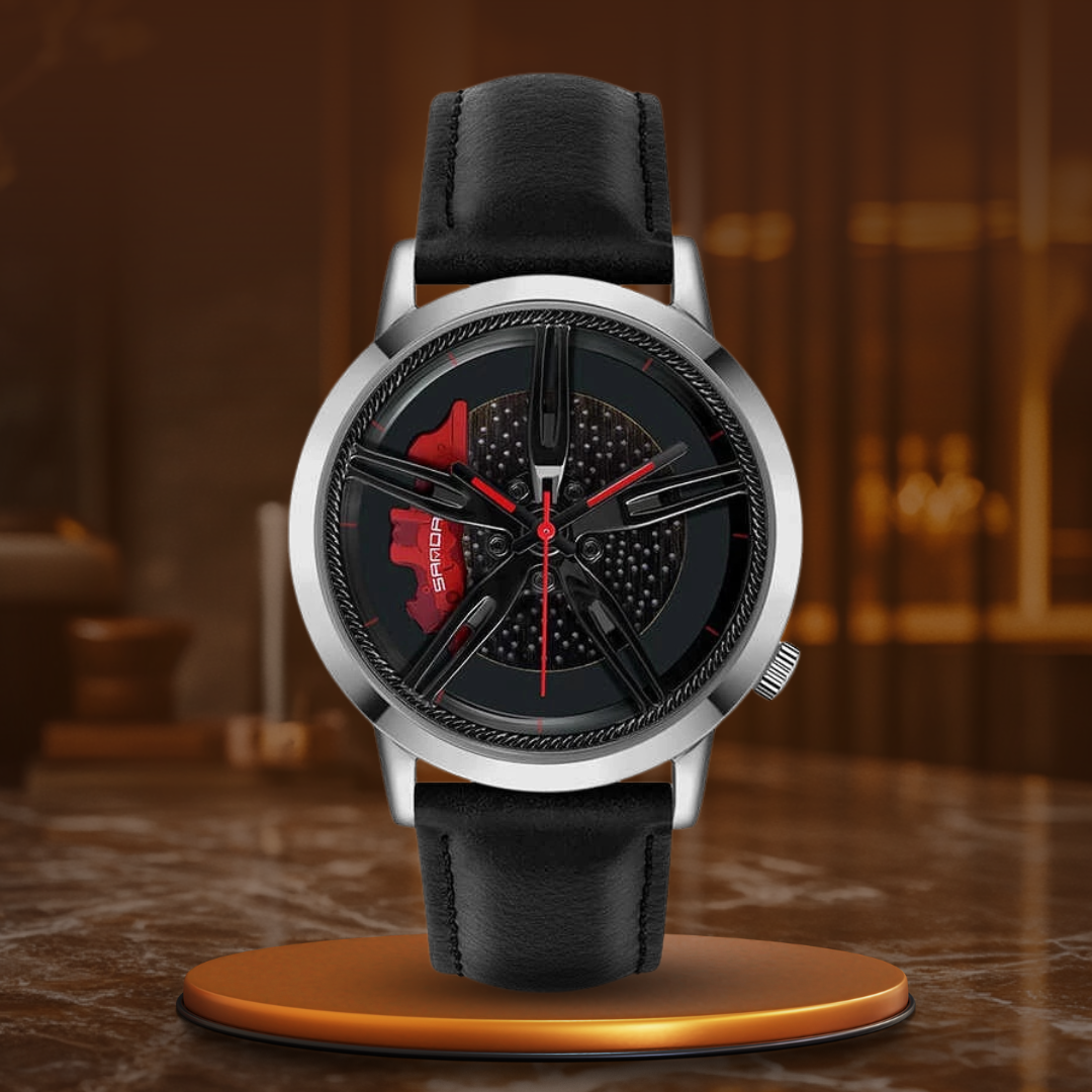 Drehender Hub-Zifferblatt Quarz-Uhr