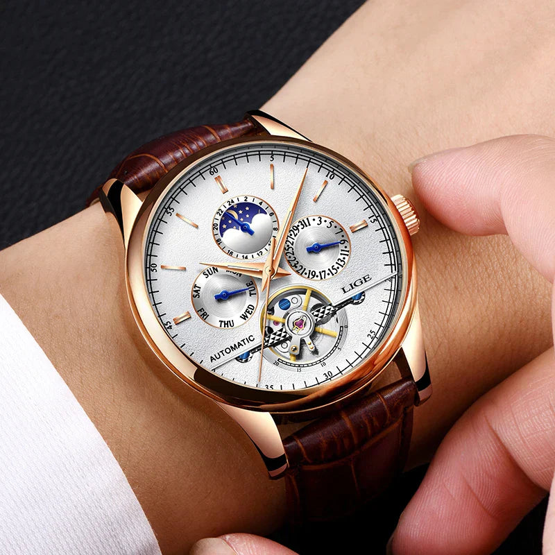 Automatische mechanische Tourbillon-Uhr