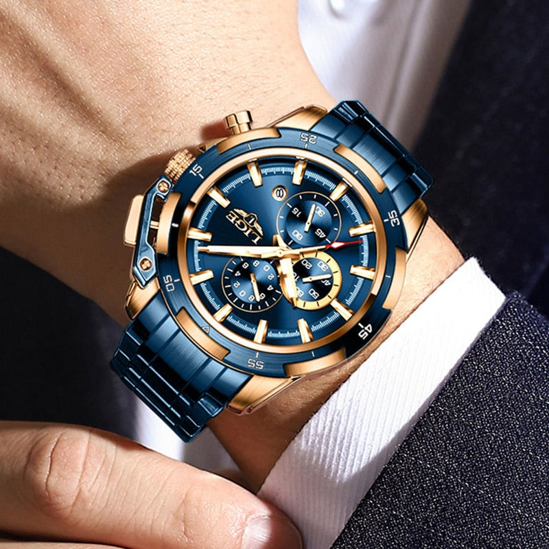 LIGE - Elegante Uhr aus Stahl Piguet