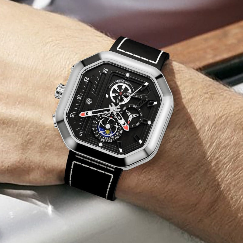 Luxus Quarz Chronograph Uhr