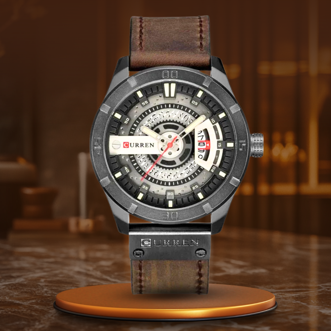 Sportliches Militär Herrenarmbanduhr mit Quarz
