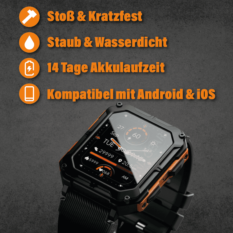 Thor Stahlgear- Die stabilste Smartwatch