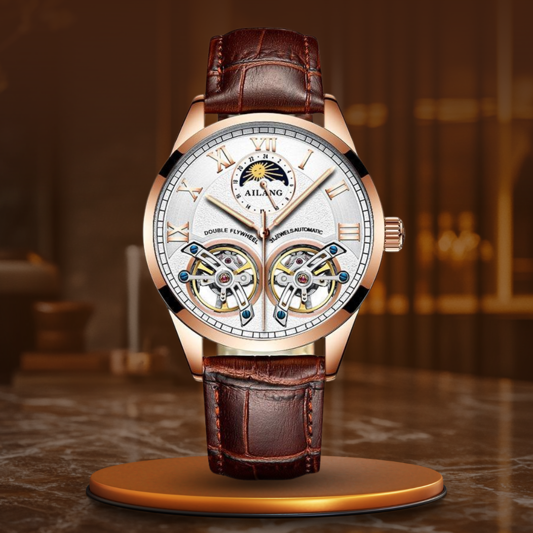 Tourbillon Design Geschäftliche Mechanische Uhr