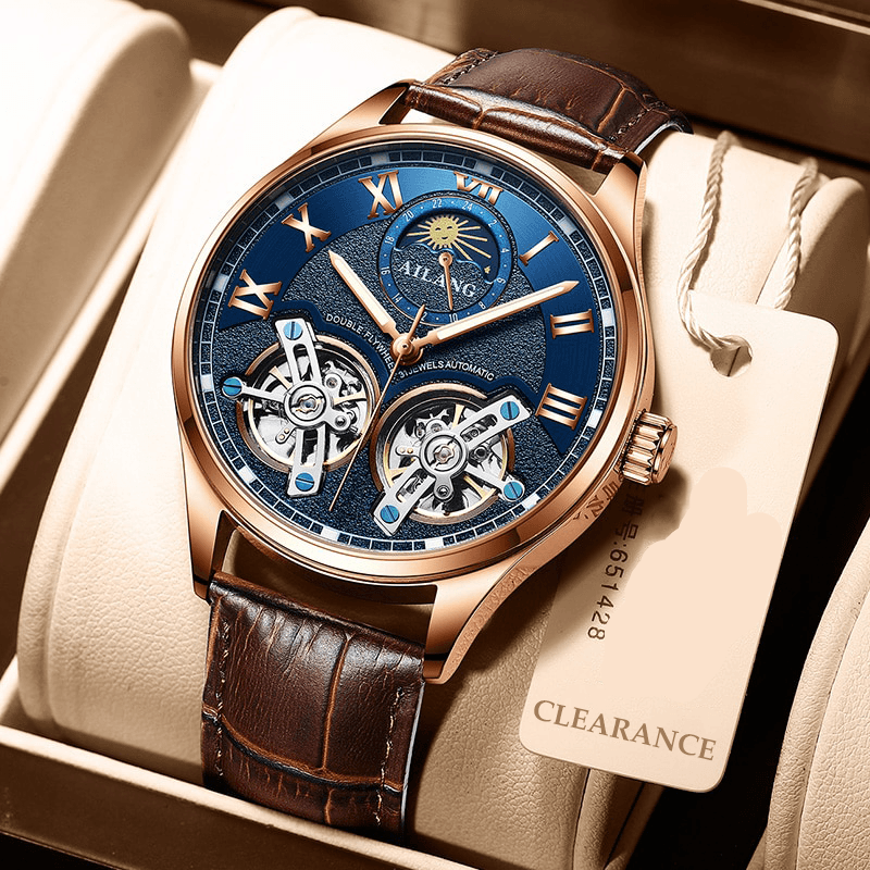 Tourbillon Design Geschäftliche Mechanische Uhr