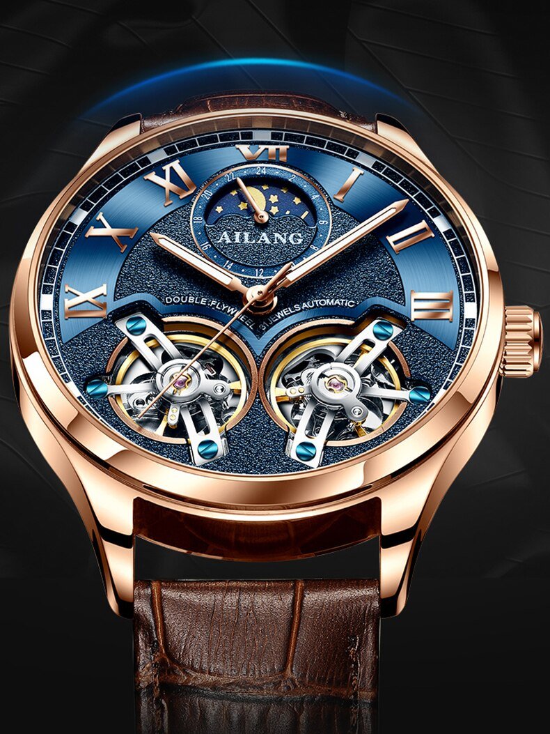 Tourbillon Design Geschäftliche Mechanische Uhr