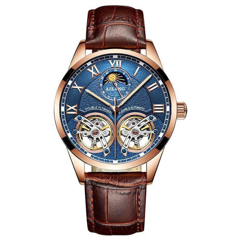 Tourbillon Design Geschäftliche Mechanische Uhr