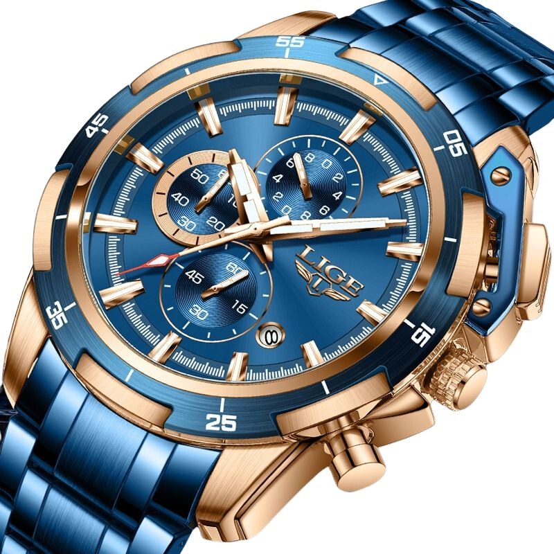 LIGE - Elegante Uhr aus Stahl Piguet