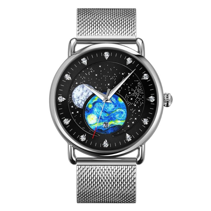 Mondschein Glanz Mechanische Uhr