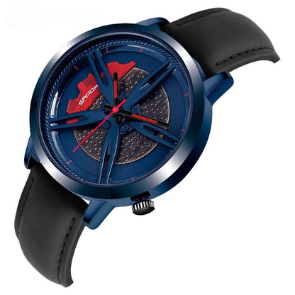 Drehender Hub-Zifferblatt Quarz-Uhr