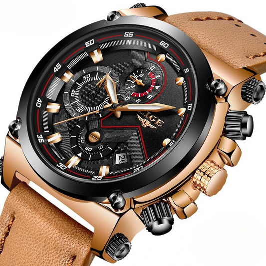 LIGE - Elegante goldene Uhr